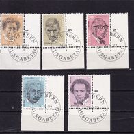 Schweiz MiNr. 979-983 Porträts III kpl. gest. eine zur Auswahl M€ 2,00 #E345f6c