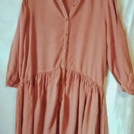 Tom Tailor Damen Marken Sommer Kleid Gr.44 lachs