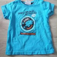 Shirt türkis - Topolino - Gr. 80