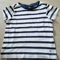 Blau weiß gestreiftes Shirt - Baby Club - Gr. 80