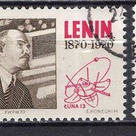 Polen 1970 100. Geburtstag von Wladimir Lenin MiNr. 1996 - 1998 gestempelt -1