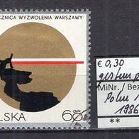 Polen 1970 25. Jahrestag der Befreiung Warschaus MiNr. 1986 gestempelt
