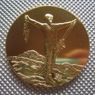 Olympia Sieger-Medaille 50 mm Gigant 50 g Chamonix 1924, Zertifikat