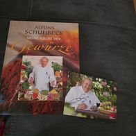 Alfons Schuhbeck Meine Küche der Gewürze & Autogrammkarte