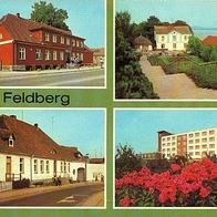 17258 Feldberger Seenlandschaft - Feldberg 4 Ansichten 1983 Apotheke , FDGB Erholungs