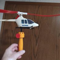 Vintage DUX Condor Hubschrauber mit Perlonfaden Starter