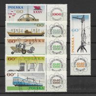 008) Polen 1966 Industrie Mi. Nr. 1674/79 kpl. Satz gestempelt