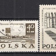 Polen 1967 Denkmäler für die Opfer des II. Weltkriegs MiNr. 1757 - 1759 gestempelt