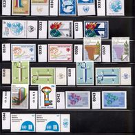 Vereinte Nationen (UNO) New York - Sammlung Seite 15 - Mi. Nr. 329 bis 345 * * !