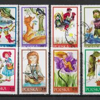 019) Polen 1968 Märchen Mi. Nr. 1828/35 kpl. Satz gestempelt