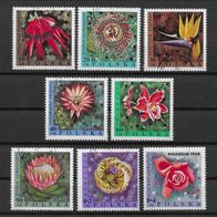 020) Polen 1968 Blumen Mi. Nr. 1836/43 kpl. Satz gestempelt