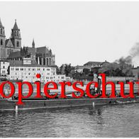 Foto Binnenschiff, Elbe Magdeburg, Frachtdampfer Berounka, Dampfer