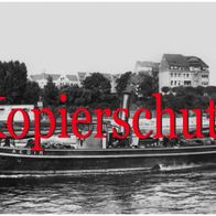 Foto Binnenschiff, Elbe Magdeburg, Dampfschlepper Aegir, Dampfer, Schlepper