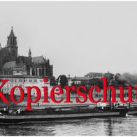 Foto Binnenschiff, Elbe Magdeburg, Frachtdampfer Aken, Dampfer