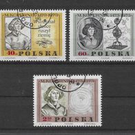 030) Polen 1969 Kopernikus Mi. Nr. 1925/27 kpl. Satz gestempelt
