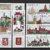 032) Polen 1969 Fremdenverkehr Mi. Nr. 1916/23 kpl. Satz gestempelt