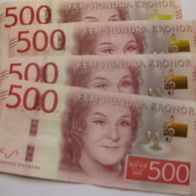 2000Schwedische Kronen Reiserest / Urlaubsgeld