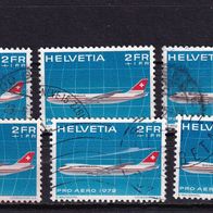 Schweiz MiNr. 968 Pro Aero gest. eine zur Auswahl M€ 3,00 #E358de