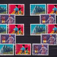 Schweiz MiNr. 911-913 Jahresereign. kpl. gest. eine zur Auswahl M€ 0,80 #E379b381d