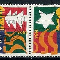 Niederlande Mi. Nr. 1528 + 1529 ZD (Paar) Dezembermarken 1994 o <