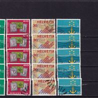 Schweiz MiNr. 887-890 Jahresereign. kpl. gest. eine zur Auswahl M€ 1,00 #E391c2d