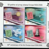 Montenegro Michel Block 2 A Postfrisch * * - 50 Jahre Europa-Marken