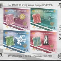 Montenegro Michel Block 2 B Postfrisch * * - 50 Jahre Europa-Marken