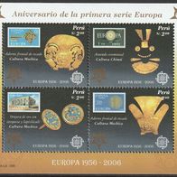 Peru Michel Block 32 Postfrisch * * - 50 Jahre Europa-Briefmarken
