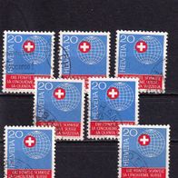 Schweiz MiNr. 841 Fünfte Schweiz gest. eine zur Auswahl M€ 0,30 #E408cd