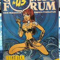 Comic Forum 43 - Valerian - Alan Moore - Erotik-Comicmagazin - gut