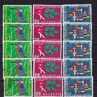 Schweiz MiNr. 833-835 Jahresereign. kpl. gest. eine zur Auswahl M€ 0,80 #E411e2e