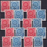 Schweiz MiNr. 800-801 Europa kpl. gest. eine zur Auswahl M€ 0,80 #E423be