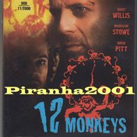 12 Monkeys - UNCUT - Bruce Willis - Brad Pitt - Klassiker - Kult