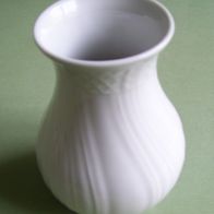 Hutschenreuther Porzellan Vase Form Dresden Weiß H=18cm Ø 9-12cm Bauchige Form