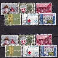 Schweiz MiNr. 768-773 Jahresereign. kpl. gest. eine zur Auswahl M€ 4,50 #E433b4e