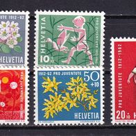 Schweiz MiNr. 758-762 Pro Juventute kpl. * */* eine zur Auswahl M€ 3,60 #E435e6a
