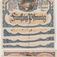 Rheinsberg-Notgeld-2x25-4x50-4x75 Pfennig, o.D. 10 Scheine