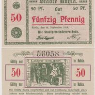 Ruhla-Notgeld 50 Pfennig vom 15.9.1918, Landgraf werde hart