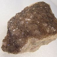 Rosa-Quarz mit Amethyst-Rauch-Kristalen 1600 G.