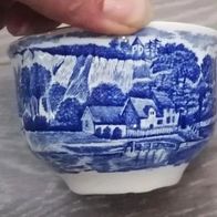 Zuckerdose Palissy Pottery Thames River Scenes *