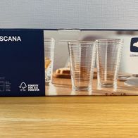 Leonardo - 8er Set Becher / Tumbler "Toscana" 300 ml NEU !