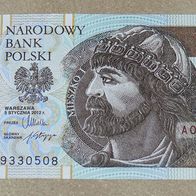 Banknote - POLEN - 10 Zl - 2012 - Mieszko I - UNC