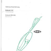 Gebrauchsanleitung für Vorwerk Kobold 131 Handstaubsauger