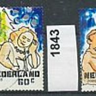 Niederlande Mi. Nr. 1835 + 1841 + 1843 + 1850 Dezembermarken 2000 o <