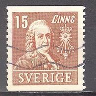 Schweden, 1939, Mi. 273, Linné, 1 Briefm., gest.