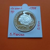 San Marino 1999 10000 Lire PP Jahrtausendwende * *