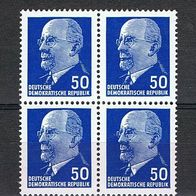 DDR MiNr. 937 bXyI Viererblock Paare postfrisch