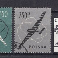 Polen 1958 7. Segelflug-Weltmeisterschaften MiNr. 1058 - 1059 gestempelt