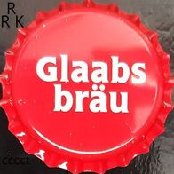 Glaabs Bräu Bier Brauerei Kronkorken 2025 Kronenkorken in neu und unbenutzt, rot