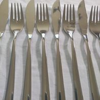 WMF Besteck Fischbesteck Cromargan sehr gut erhalten 4 Personen 8 Teile Rarität